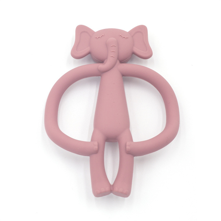 Title 3, Teether Baby Bunny Molar Rod Baby Elephant Sili...