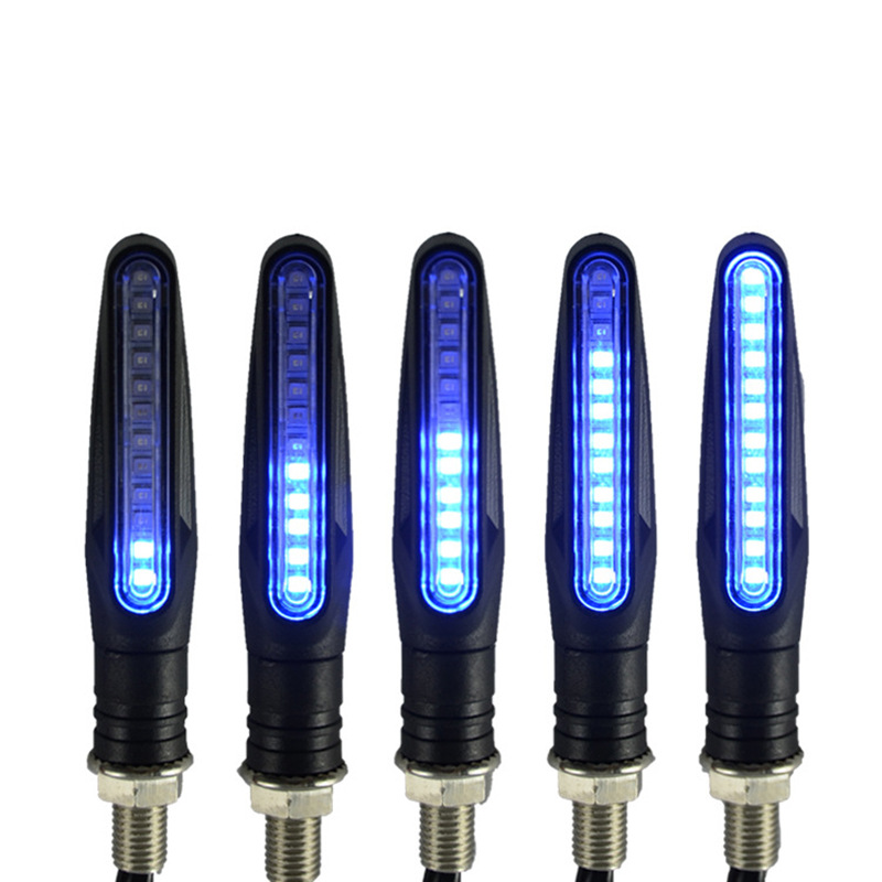 Wholesale Of LED Strip Sequential Turn Signals For Modified Motorcycle Accessories  12V Running Light Mode