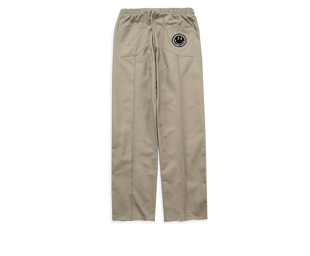 Title 5, Pantaloni casual unisex con cuciture a sorriso,...