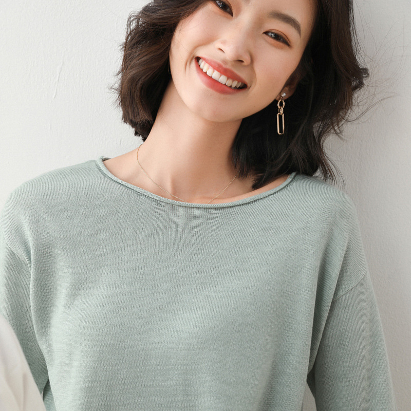 Korean Style Loose Inner Sweater Women All-match Bottoming Shirt