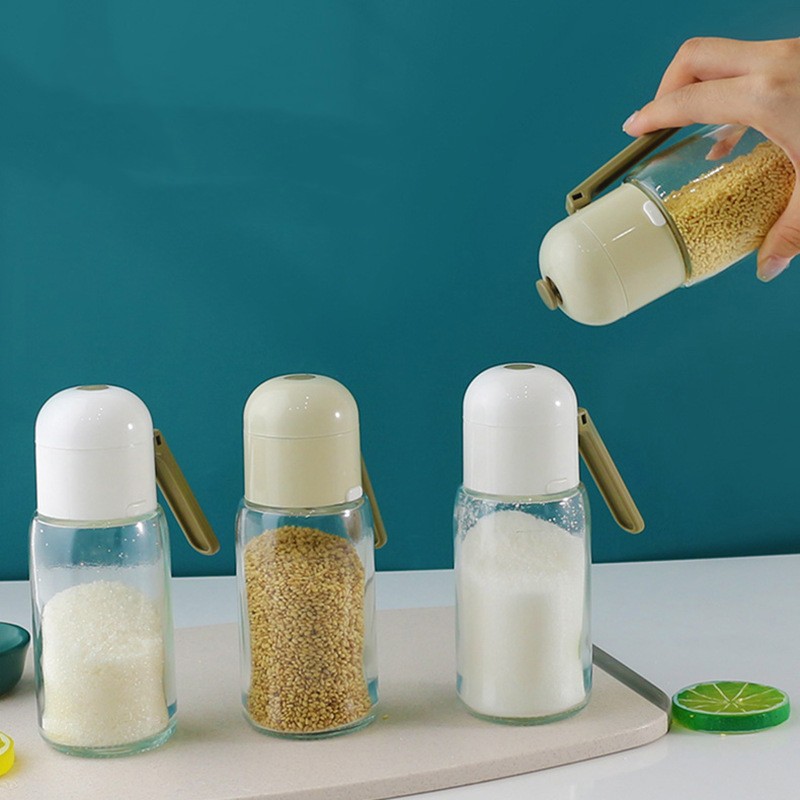 Title 4, Kitchen Glass Seasoning Salt Control Bottle