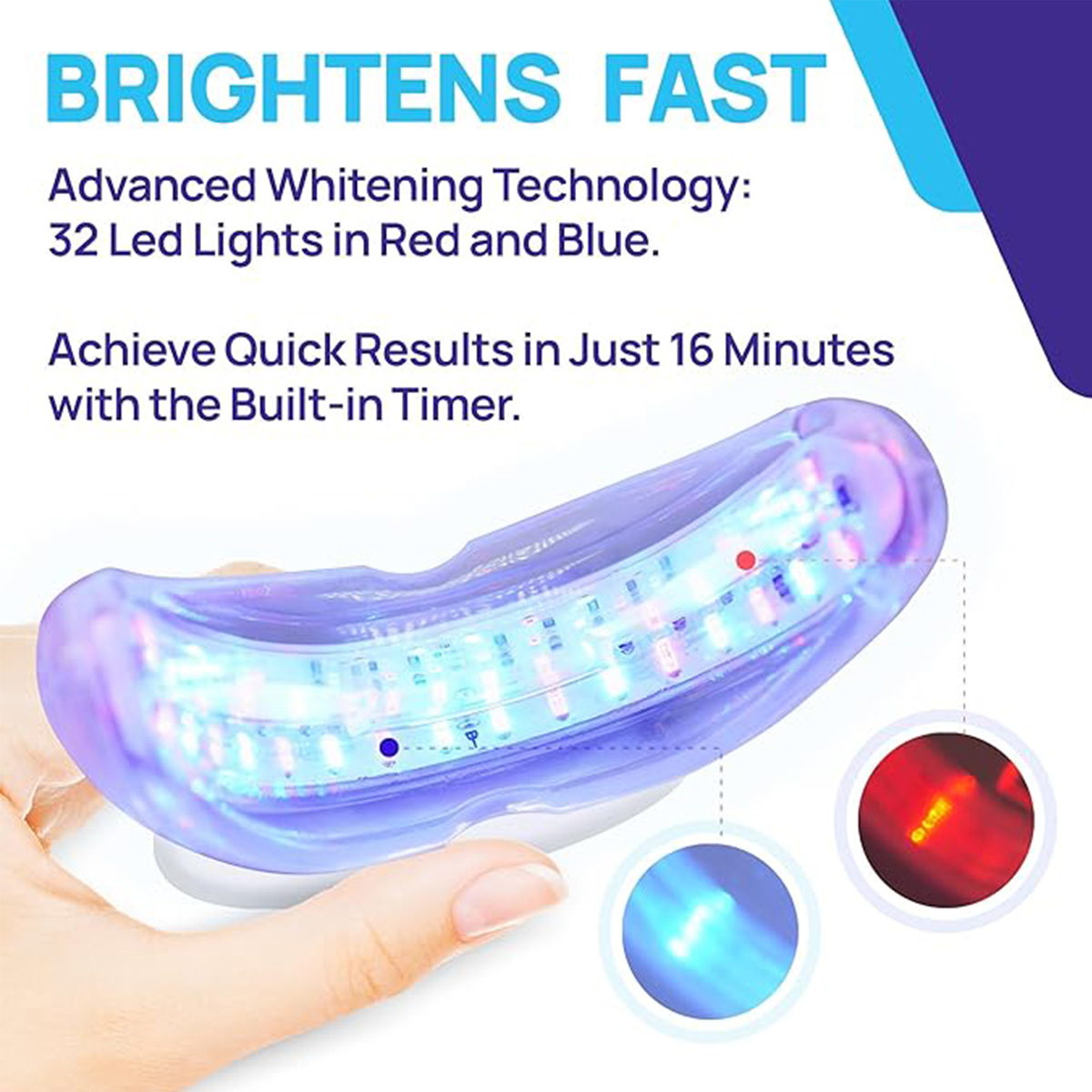 Teeth Whitening Kit Pen Gel with LED. Comprehensive Whitening System: Whitebite Pro offers a powerful dental solution featuring three teeth whitening pens containing dentist-grade 35% hydrogen carbamide peroxide gel, a 32X LED accelerator light with a con