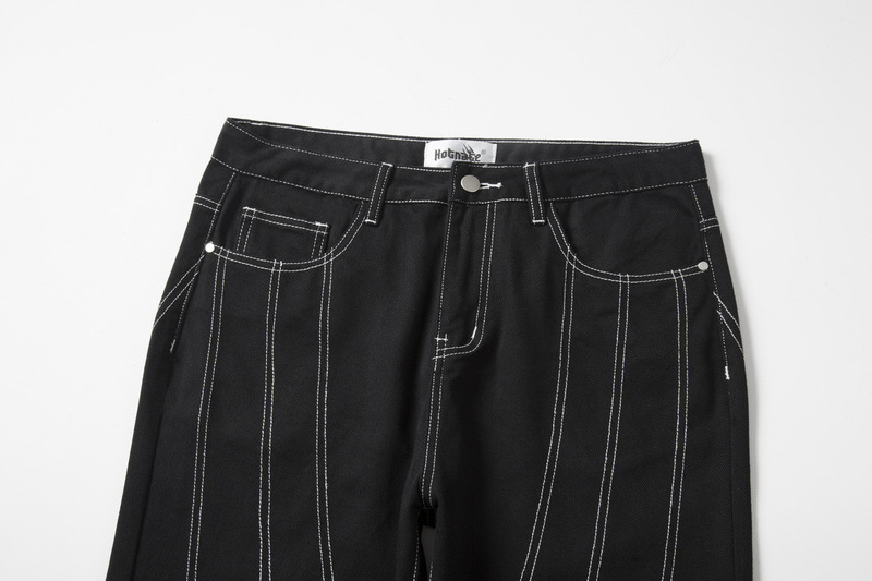 Title 9, Casual diagonale straight street jeans, "fried"...