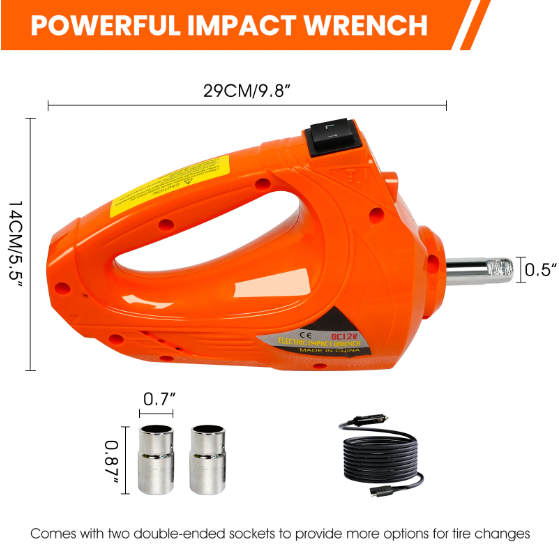 Electric car jack kit