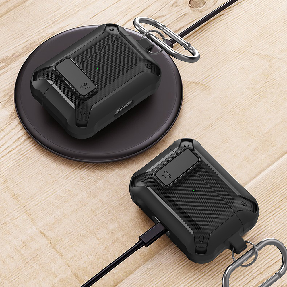 Headphone Case Carbon Fiber Pattern Buckle - Image 9
