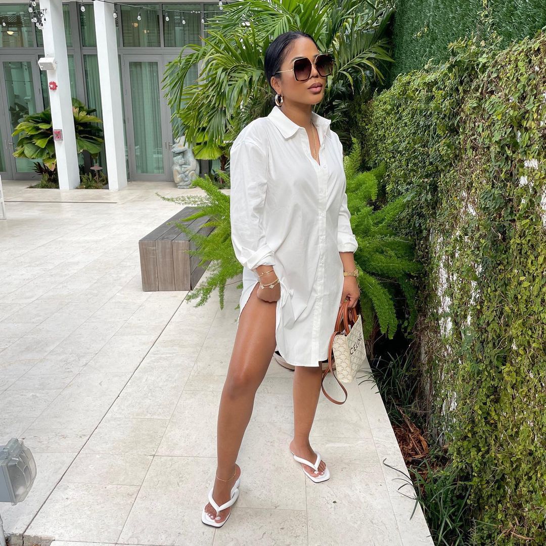 Casual White Loose Waist Irregular Cardigan Dress