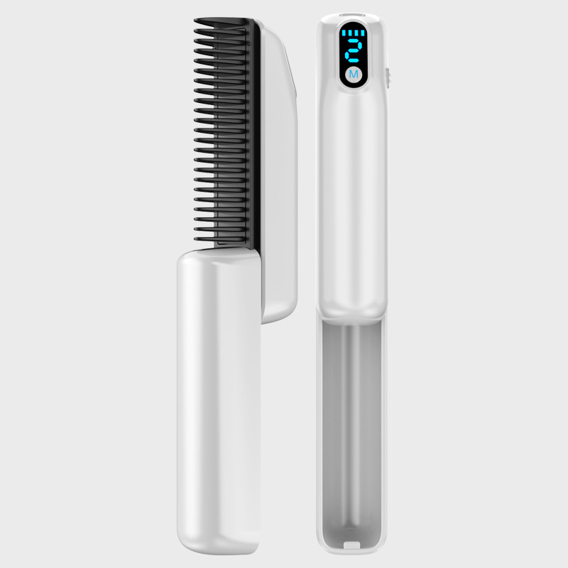 Anion Hair Straightener Dual Purpose White - Shop at LoveMi