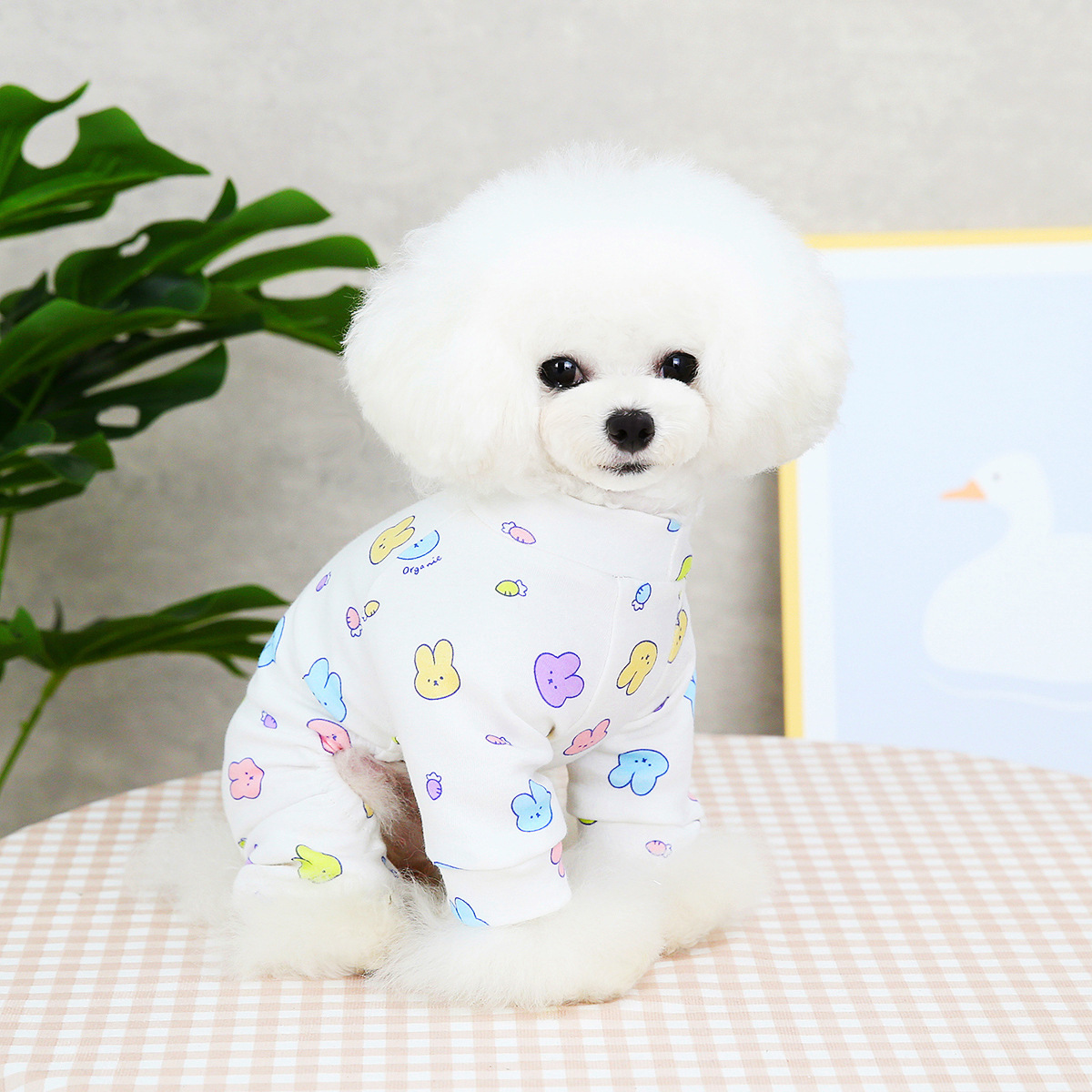 Pet Dog Pure Cotton Four-leg Home Clothes