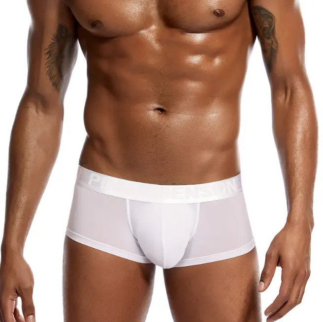 Nylon Ice Silk Underwear Men's Boxer Wide