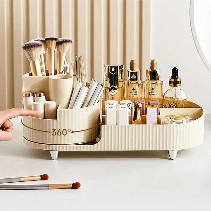 Cosmetics Storage Box Rotating Pen Holder Dresser