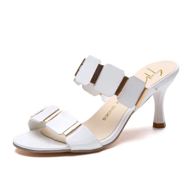 Slippers Women Summer Wear High Heels Women White - Shop at LoveMi