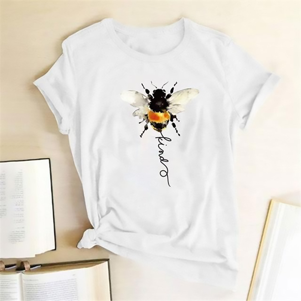 Title 4, Popular Loose Running 3D Printed Bee Fashion Ca...