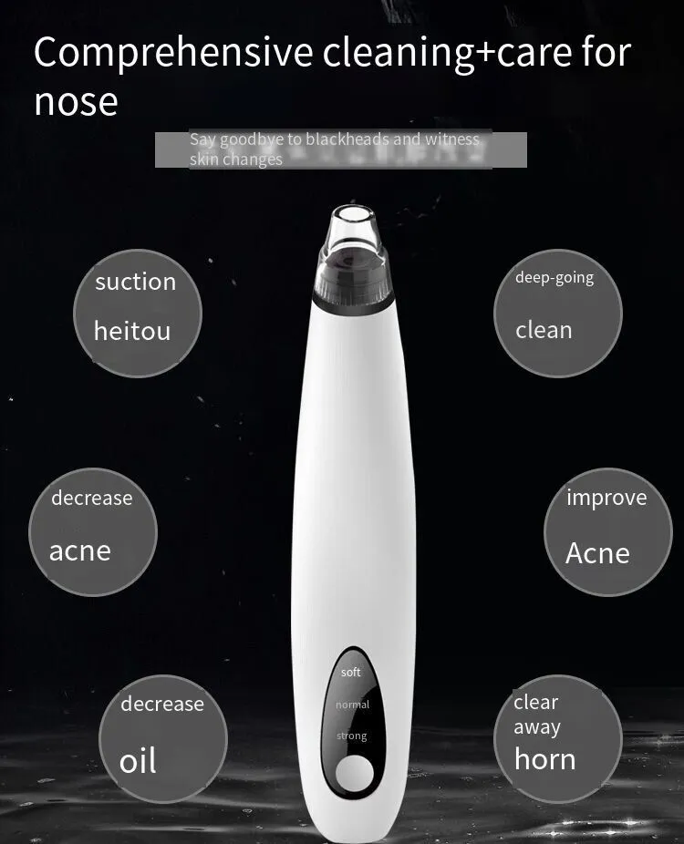 Electric Blackhead Remover Cleaner Face Diamond Pore Vacuum Suction White Heads | Elevated Statement