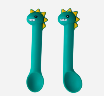 Silicone Green Long spoon