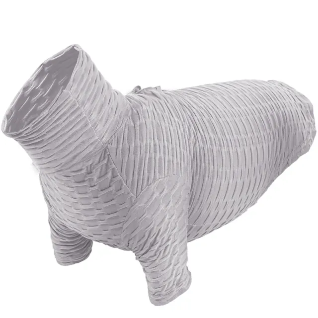 Pet Clothes Autumn Winter High Necked Bottoming Shirt Super Elastic Slim Fit Grey - Shop at LoveMi