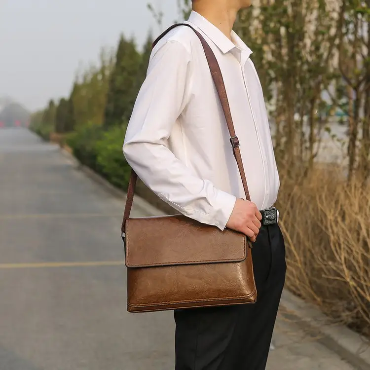 Business Casual Pu One Shoulder Diagonal Bag