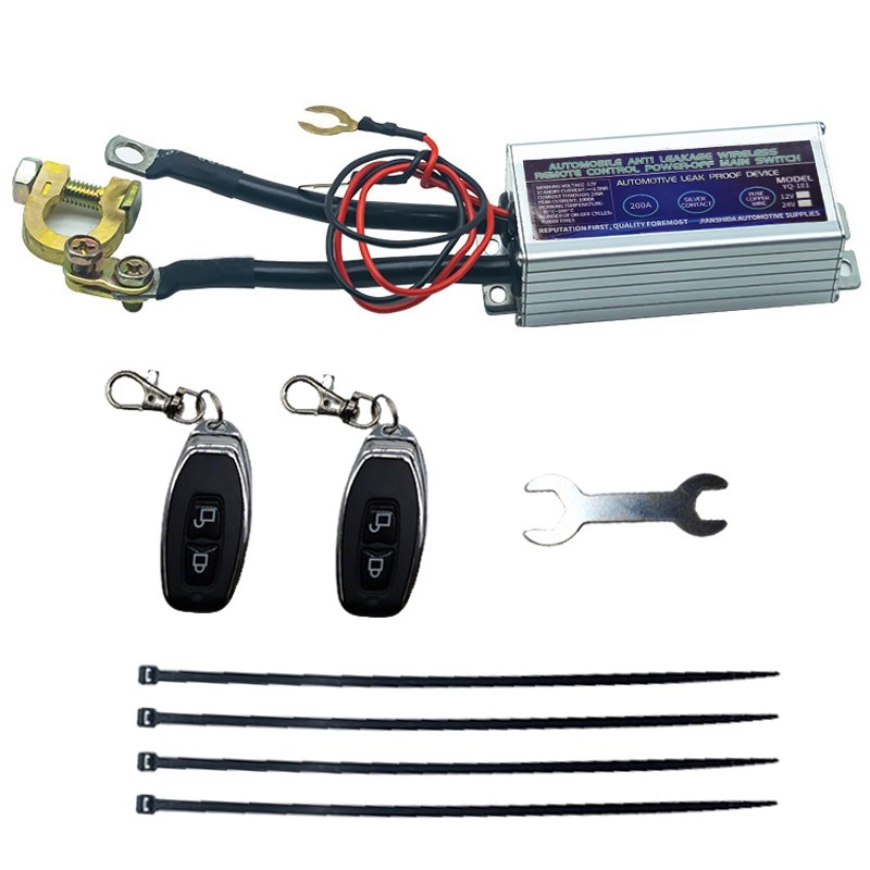 Car Battery Disconnect Cut Off Isolator Master Switch 2 Wireless Remote Control