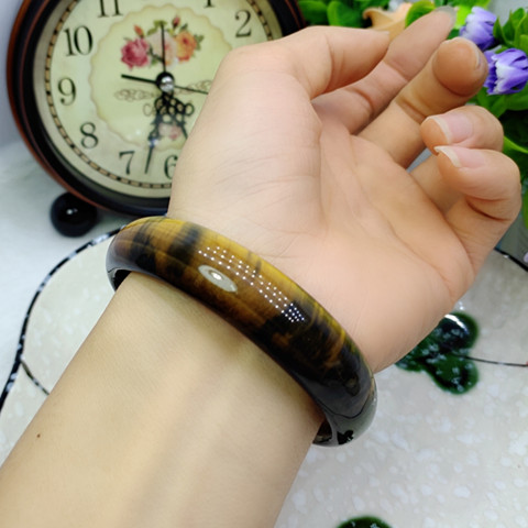 Natural Yellow Tiger's Eye Stone Bracelet