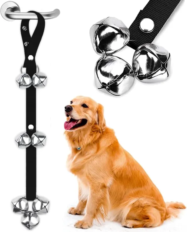 Dog Doorbell Premium Training Potty Premium Dog Bell Adjustable Doorbell Dog Bell Potty For Easy Training Of Your Puppy 7 Extra Large Louder 1.4 Do... 7Bells - Shop at LoveMi