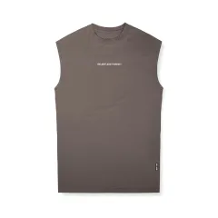Fashion Brand Loose Large Size Sleeveless T-shirt Men's Vest Sports Bottoming Shirt - Bronze-L - View 1