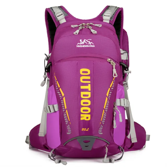Outdoor Hiking Bag, Suspended Support Backpack, Bicycle Riding Bag, Men's And Women's Backpack, Travel Bag, Student Backpack Violet - Shop at LoveMi