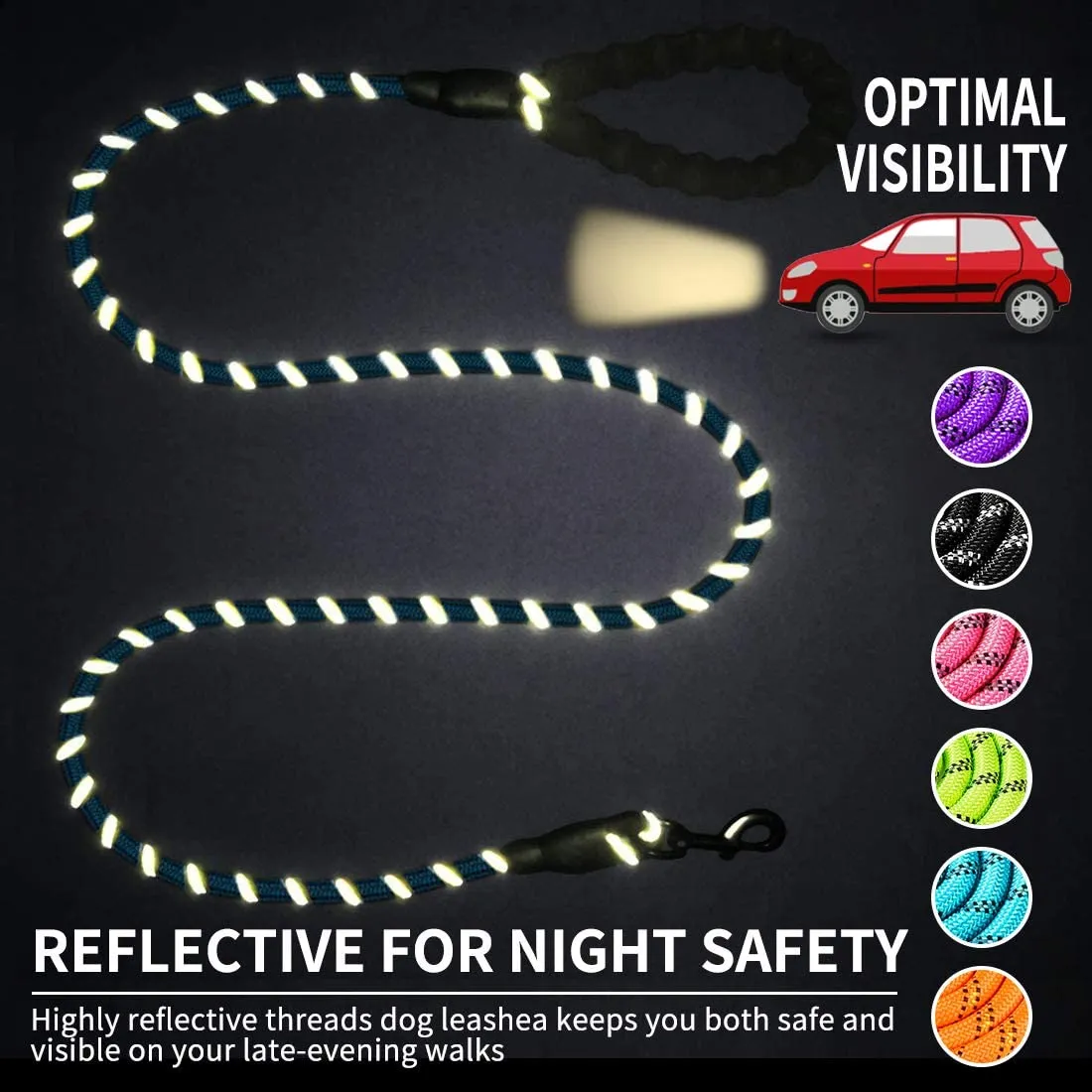 Small Medium Sized Pet Dog Luminous Leash Chain Puppies – image 4