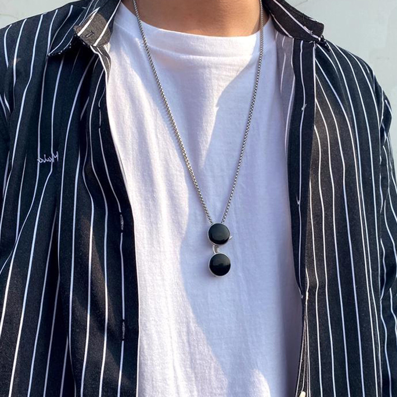 Personalized Hip-hop Sunglasses Necklace