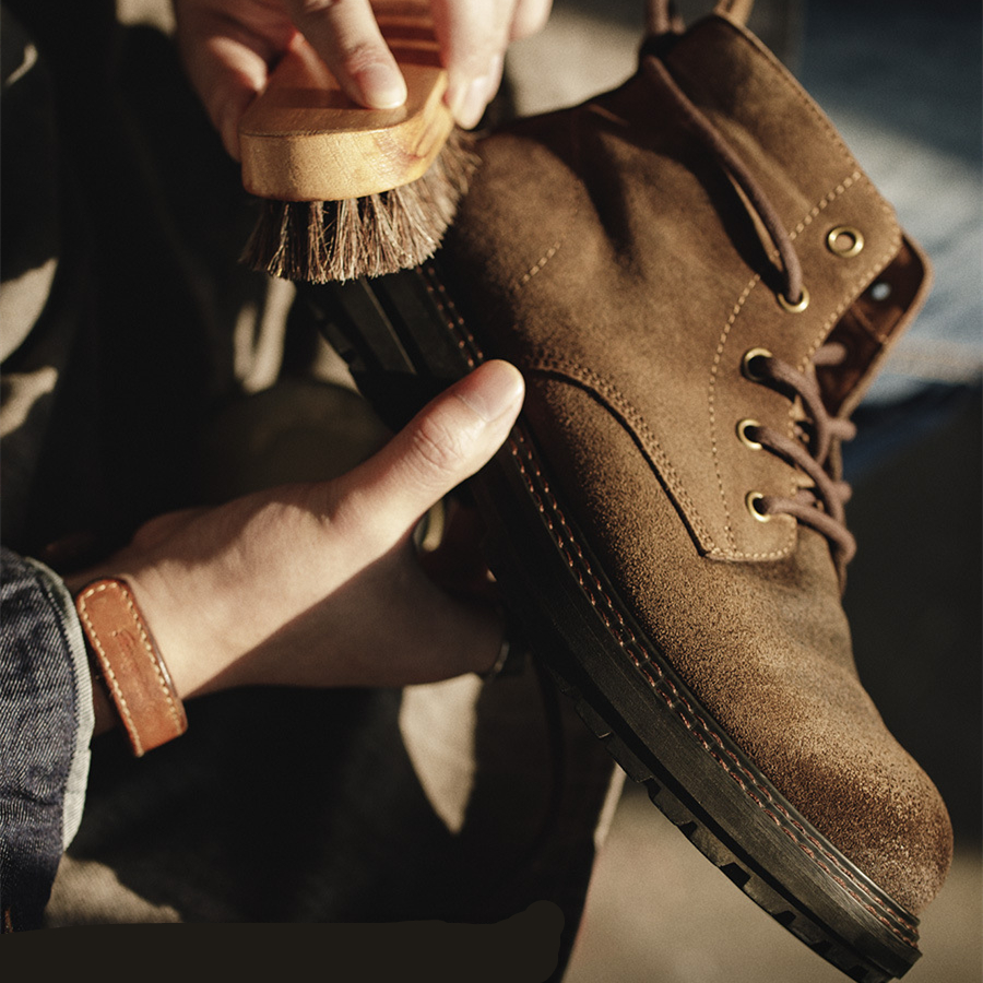 High Top British Martin Boots Casual Trendy Men's Leather Short