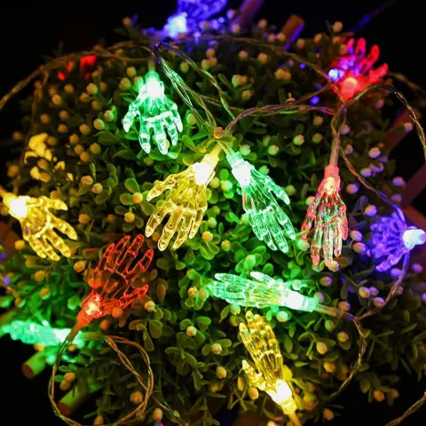 LED String Lights Halloween Ghost Hand for Outdoor Waterproof