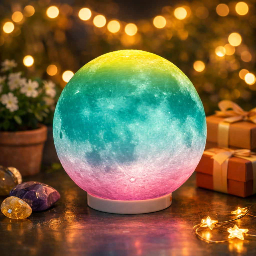 Rechargeable Moon Lamp, picture 3 of 4
