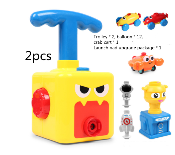 Power Balloon Launch Tower Toy Puzzle – A Yellow