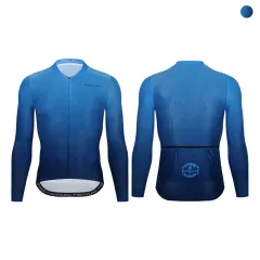 Unisex Bicycle Cycling Clothing Milk Silk Fabric - Ke008 Dark Blue - View 1
