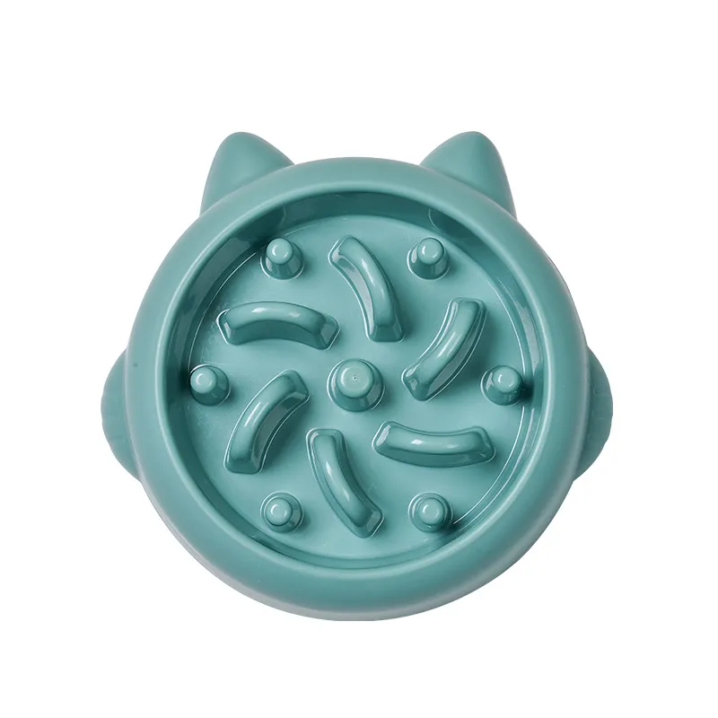 Pet Dog Cat Slow Feeder Bowls Anti Choking Slow Feeder Dish Bowl Home Dog Eating Plate Anti Gulping Bowl Supplies – image 7