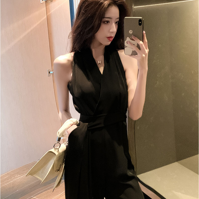 Women's Trendy New Wide Leg Pants Overalls  Suit