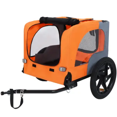 Utdoor Heavy Duty Collapsible Pet Bike Trailer