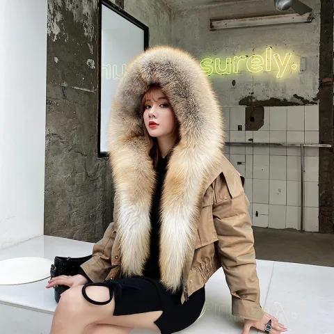 Detachable Lamb Wool Liner Pie for Women