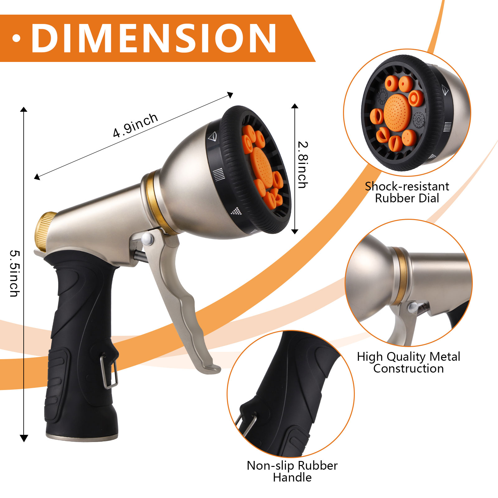 home-fashion-simple-9-function-garden-hose-spray-gun