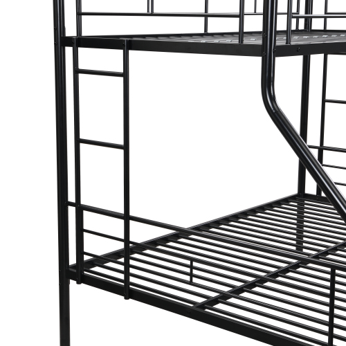 Twin Over Full With Trundle Metal Bunk Bed view 4