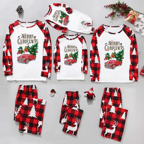 Parent Child Home Clothes Christmas
