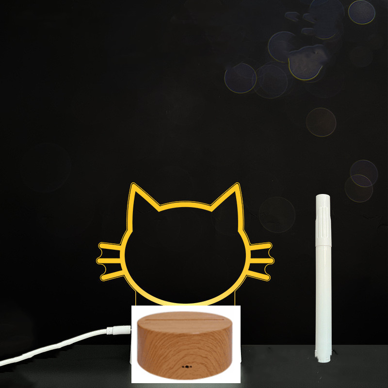 3D Acrylic Board Handwriting Message Board LED Light - Image 59