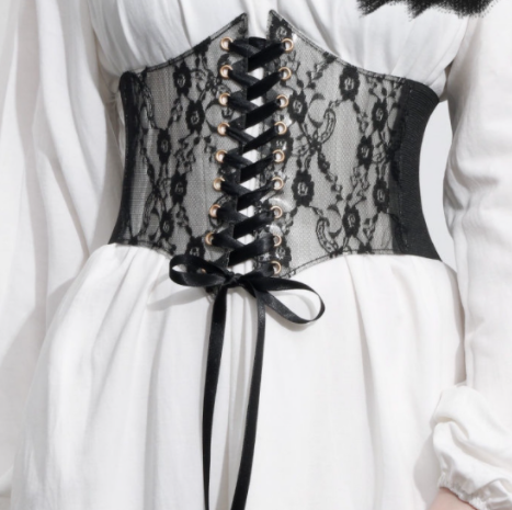 Versatile Dress Top Decorative Belt Black - Shop at LoveMi