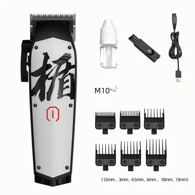 Hair Clipper For Household Carving In Barber Shop M10 White - Shop at LoveMi