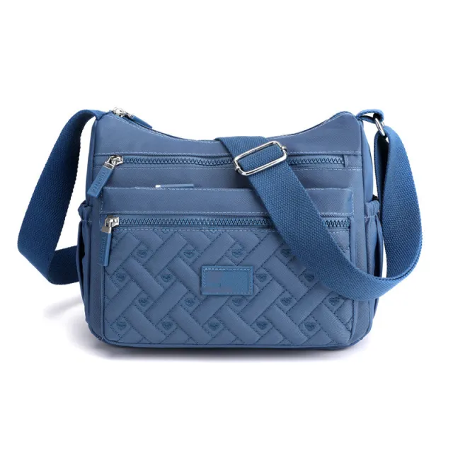 Women's Fashion Casual Nylon Large Capacity Shoulder Crossbody Bag Blue - Shop at LoveMi