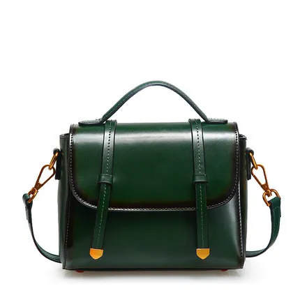 Women's Handbags Shoulder Bags Women's Diagonal Fashion Handbags Women's Handbags Genuine Leather - Green