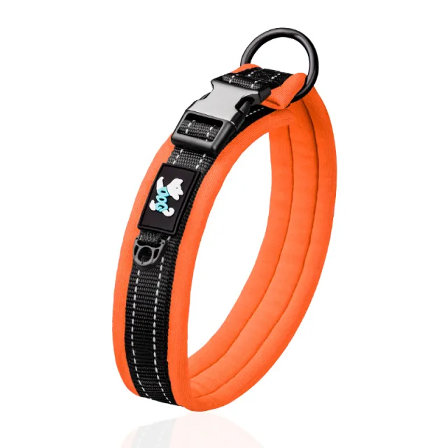 Pet Nylon Reflective Collar Leash Set Orange - Shop at LoveMi