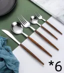 6Pcs Silver Set