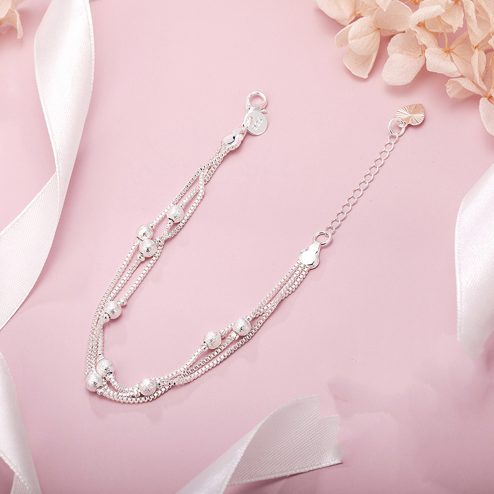 European And American Fashionable 925 Silver Plated Bracelet