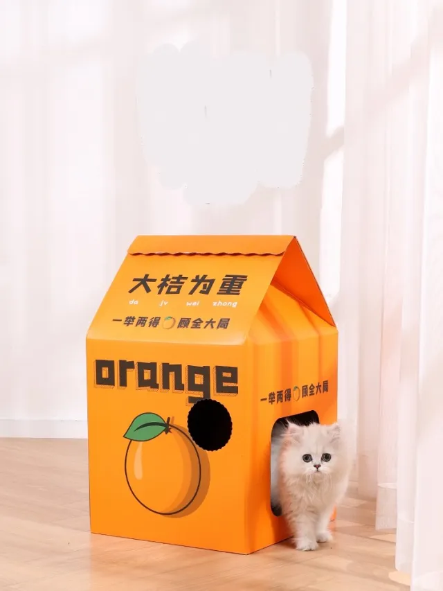 One In One Detachable Vertical Grab Board Hunting House Replacement Core Grinding Claw Carton Supplies Orange - Shop at LoveMi