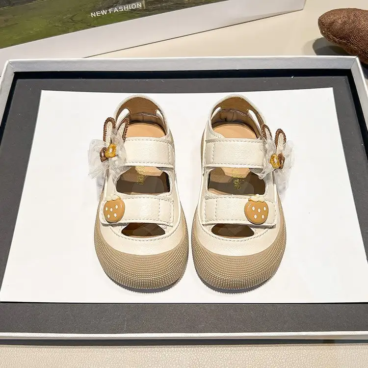 Girl Baby Cute Pendant Sandals Summer New Children's Princess Shoes Baotou Little Girl Soft Soled Shoes