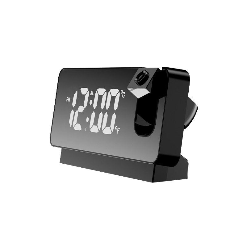 3D Projection LED Mirror Alarm Clock – Digital Display with Snooze - Image 5